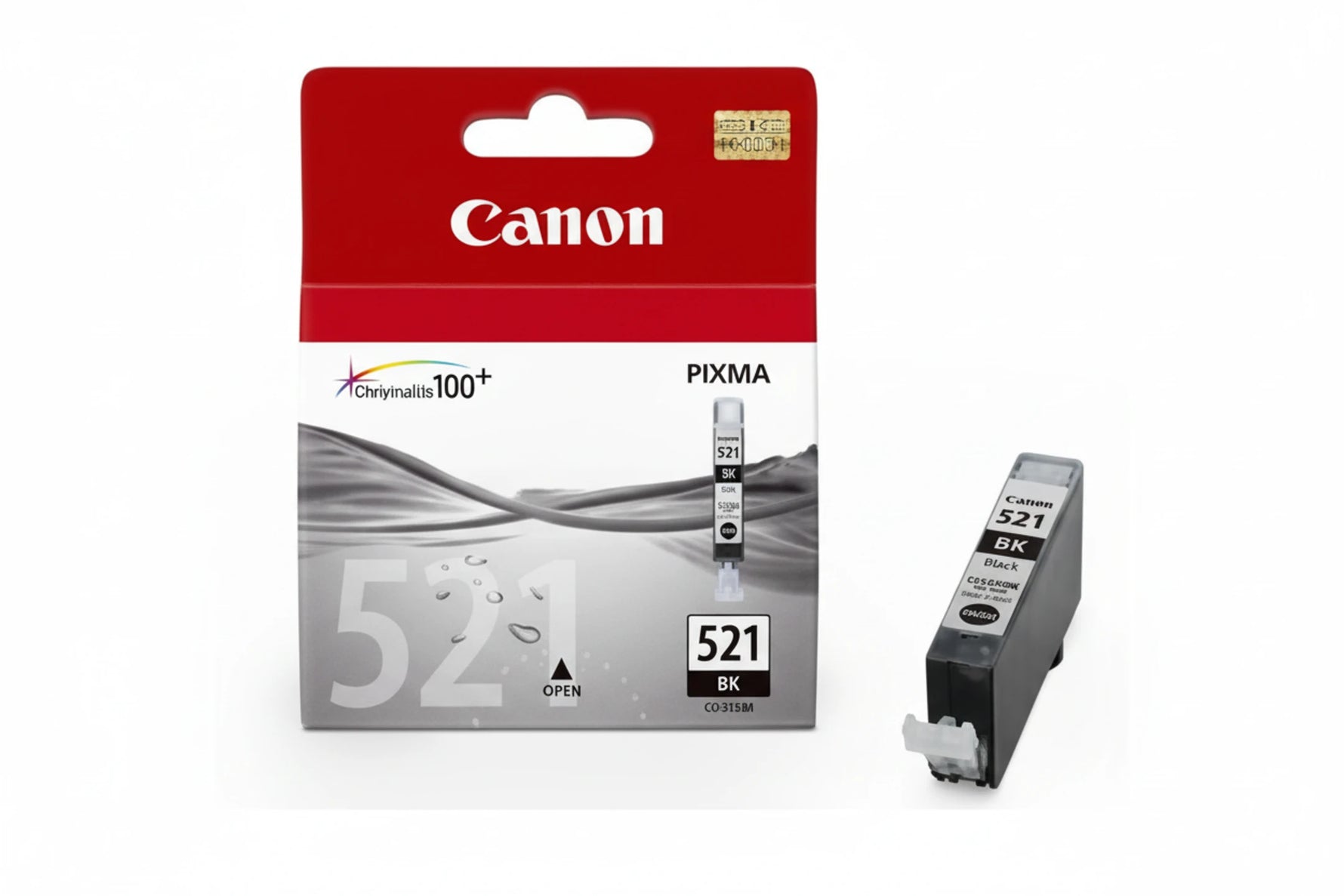 ראש דיו מקורי קנון שחור CANON CLI-521BK