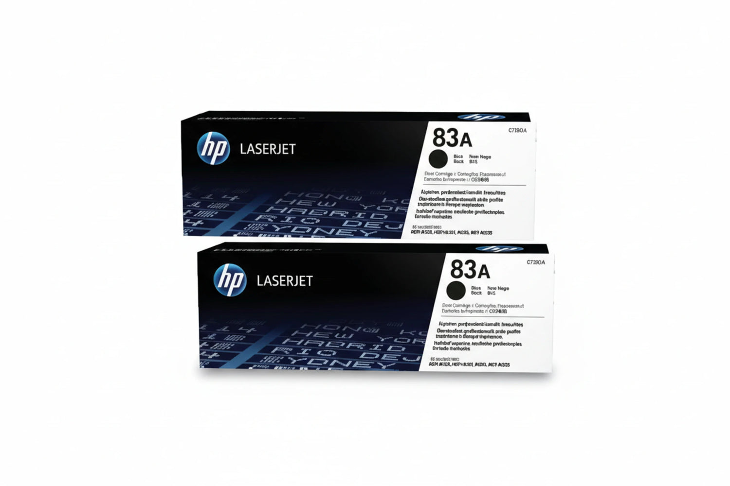 זוג טונרים מקוריים HP CF283A