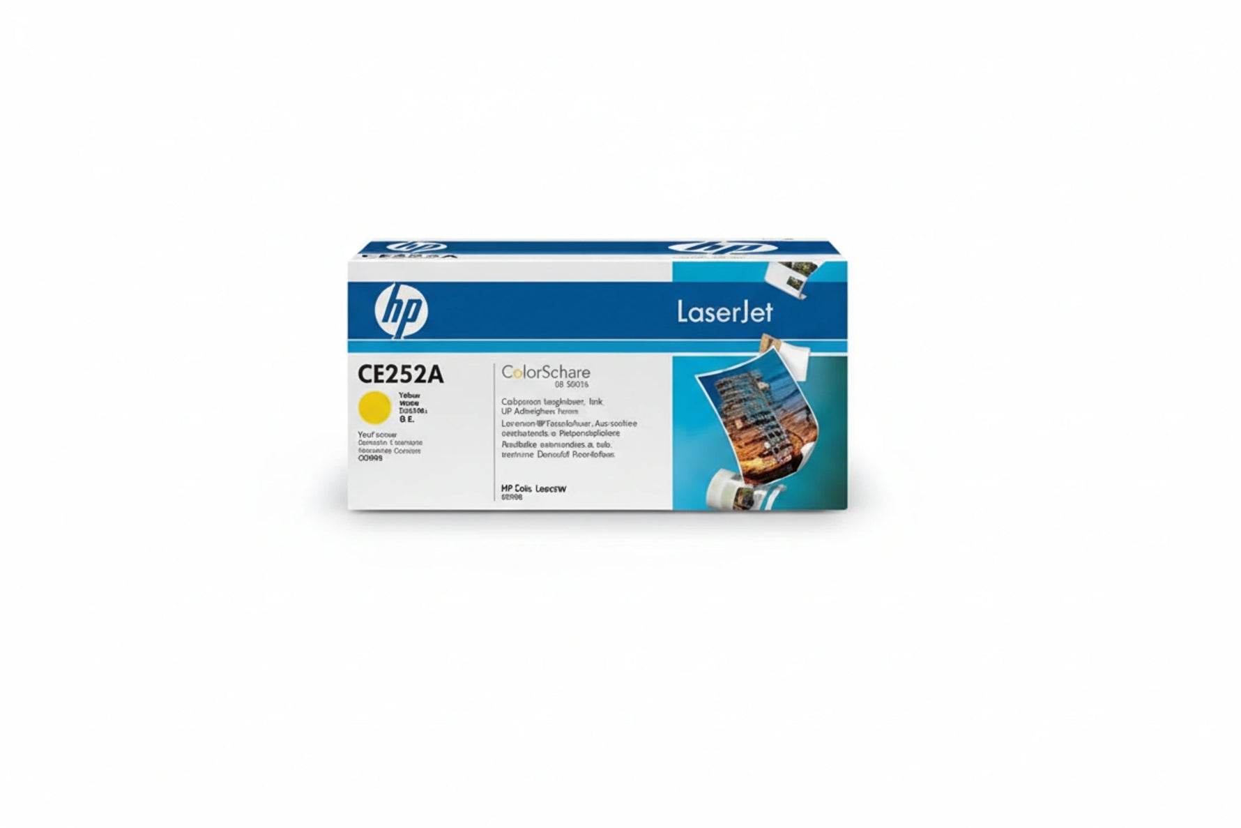 טונר צהוב מקורי HP CE252A  מספיק לכ- 7,000 דף (HP 504A)