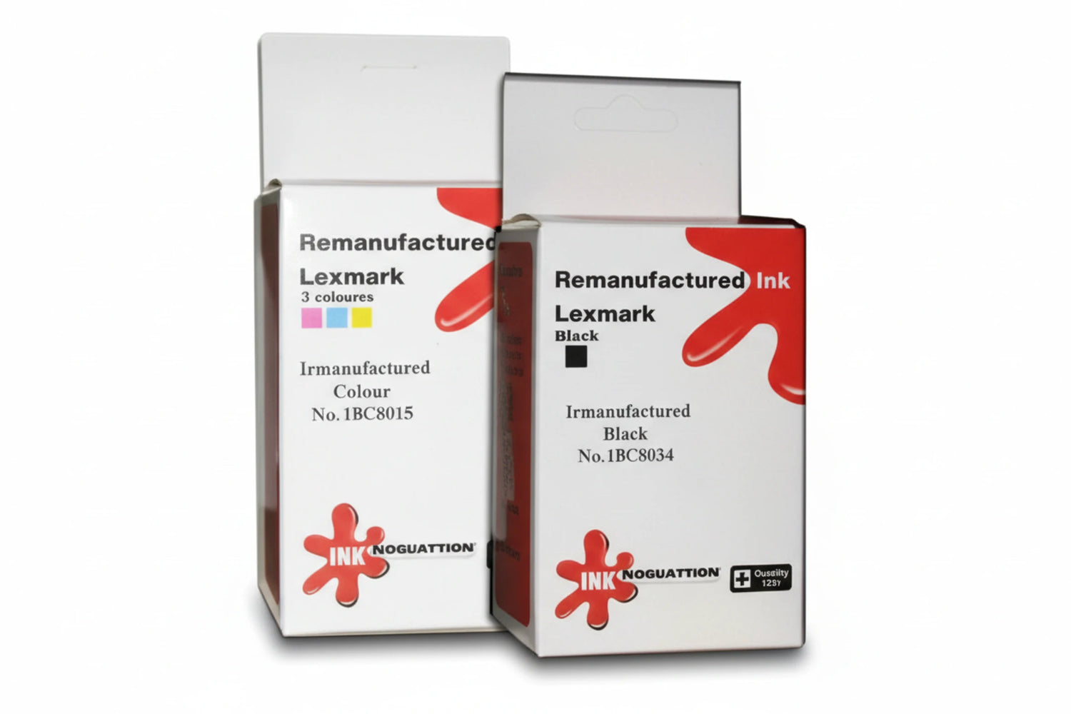 זוג ראשי דיו 34XL+ 35XL - לקסמרק תואמים