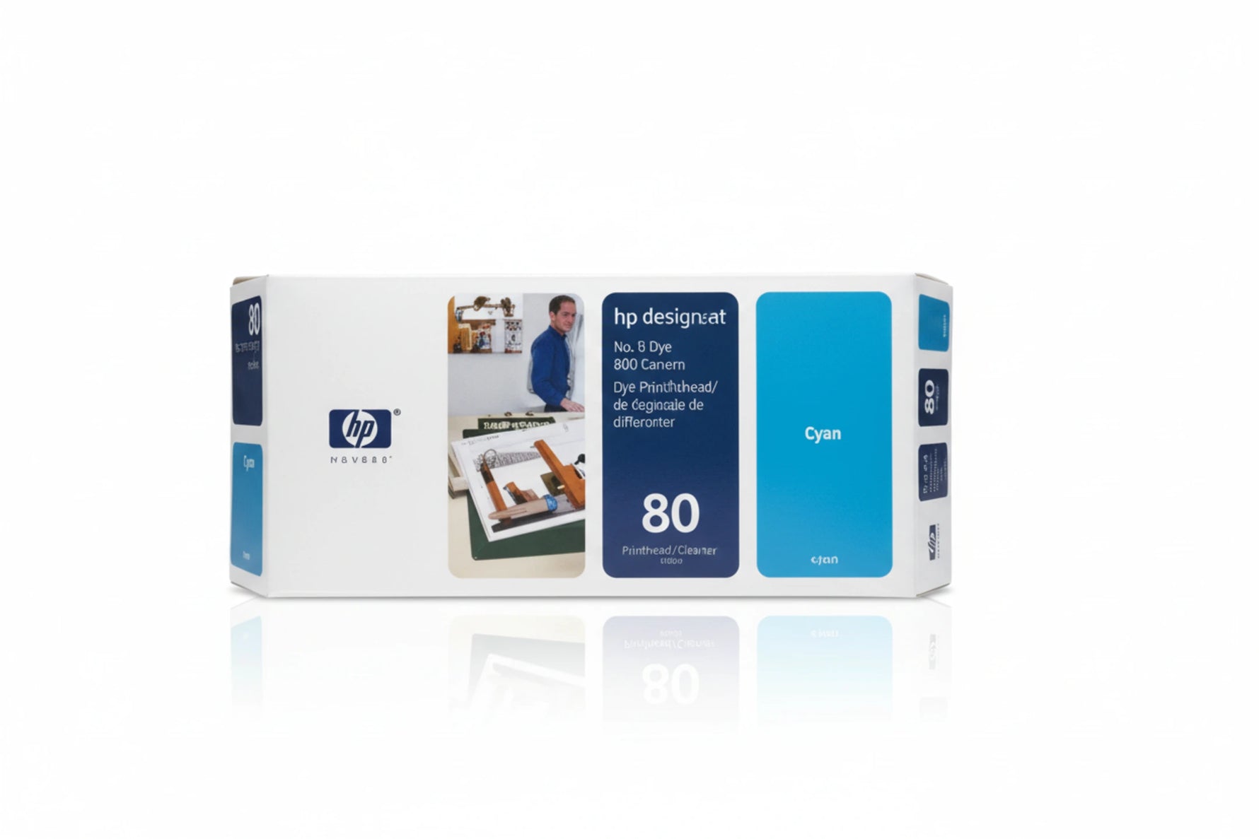 C4821A No.80 Cyan Dye Printhead/Cleaner
