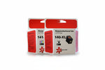זוג ראשי דיו גדולים תואמים (HP CB336HE+CB338H (140XL+141XL