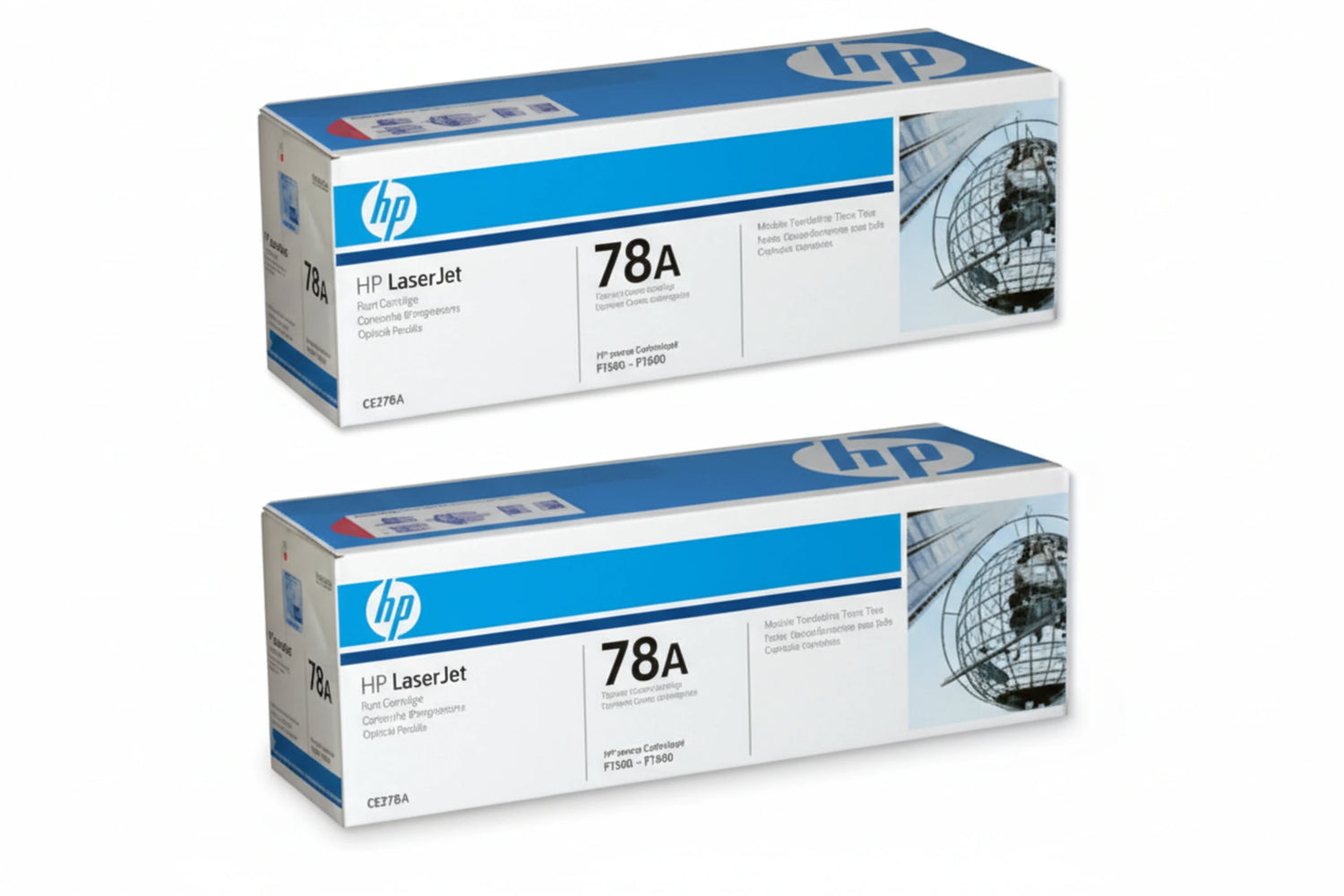 זוג טונרים מקוריים HP CE278AD