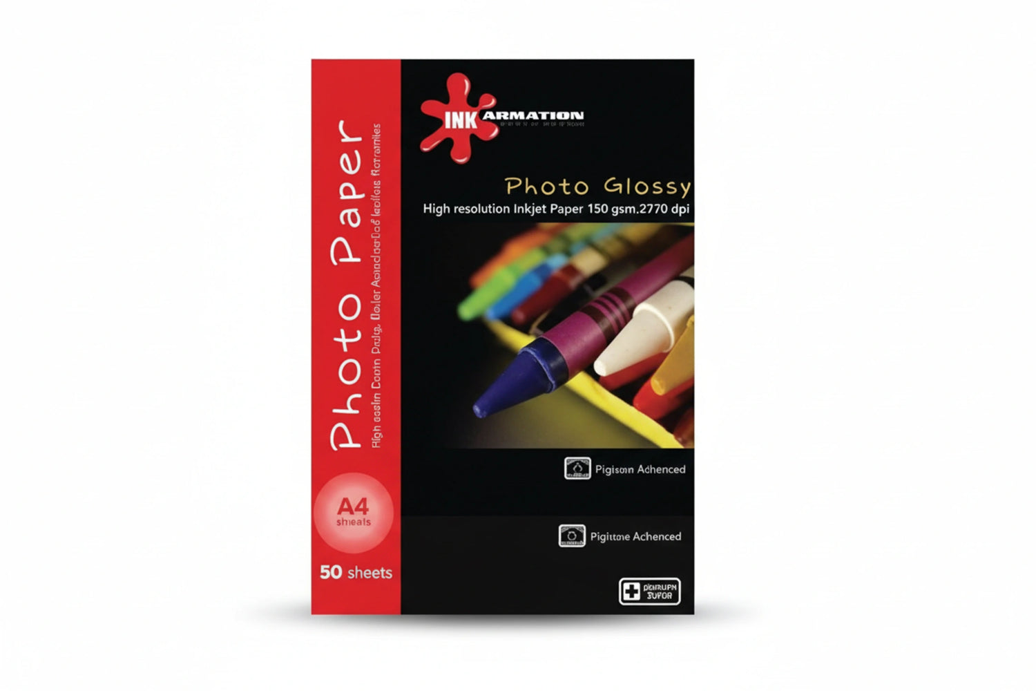 נייר פוטו מבריק GLOSSY A4 - עובי 150 גרם