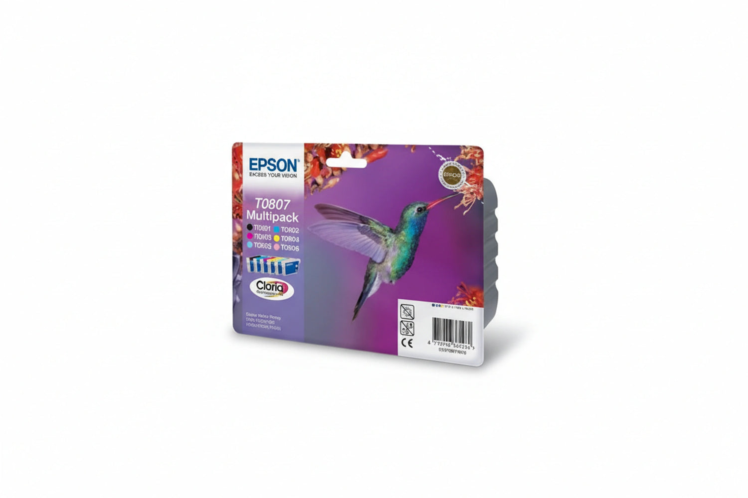 סט ראשי דיו אפסון מקורי TO801-6