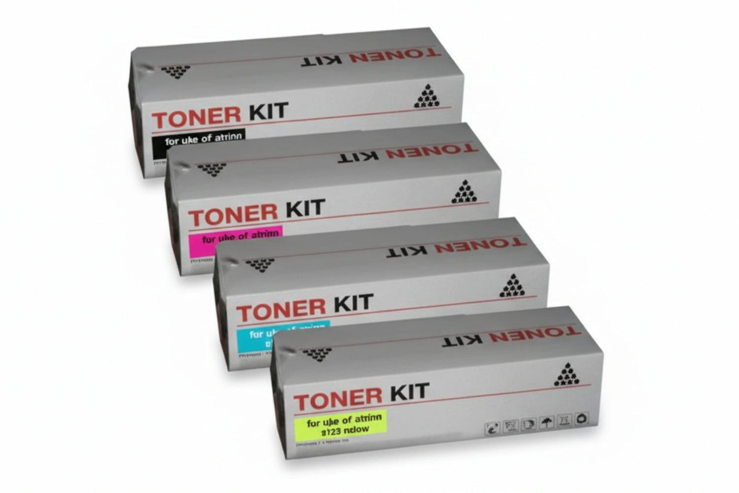 סט 4 טונרים תואם לזירוקס 6125