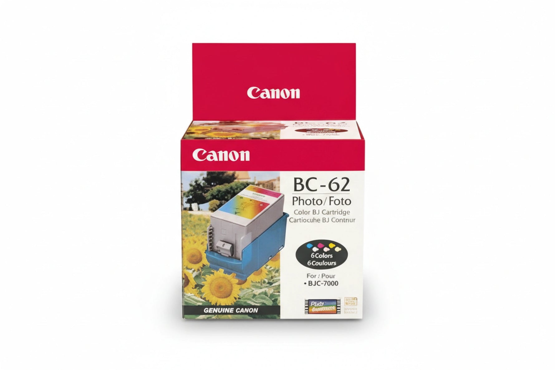 ראש דיו פוטו צבעוני מקורי CANON BC-62E  
