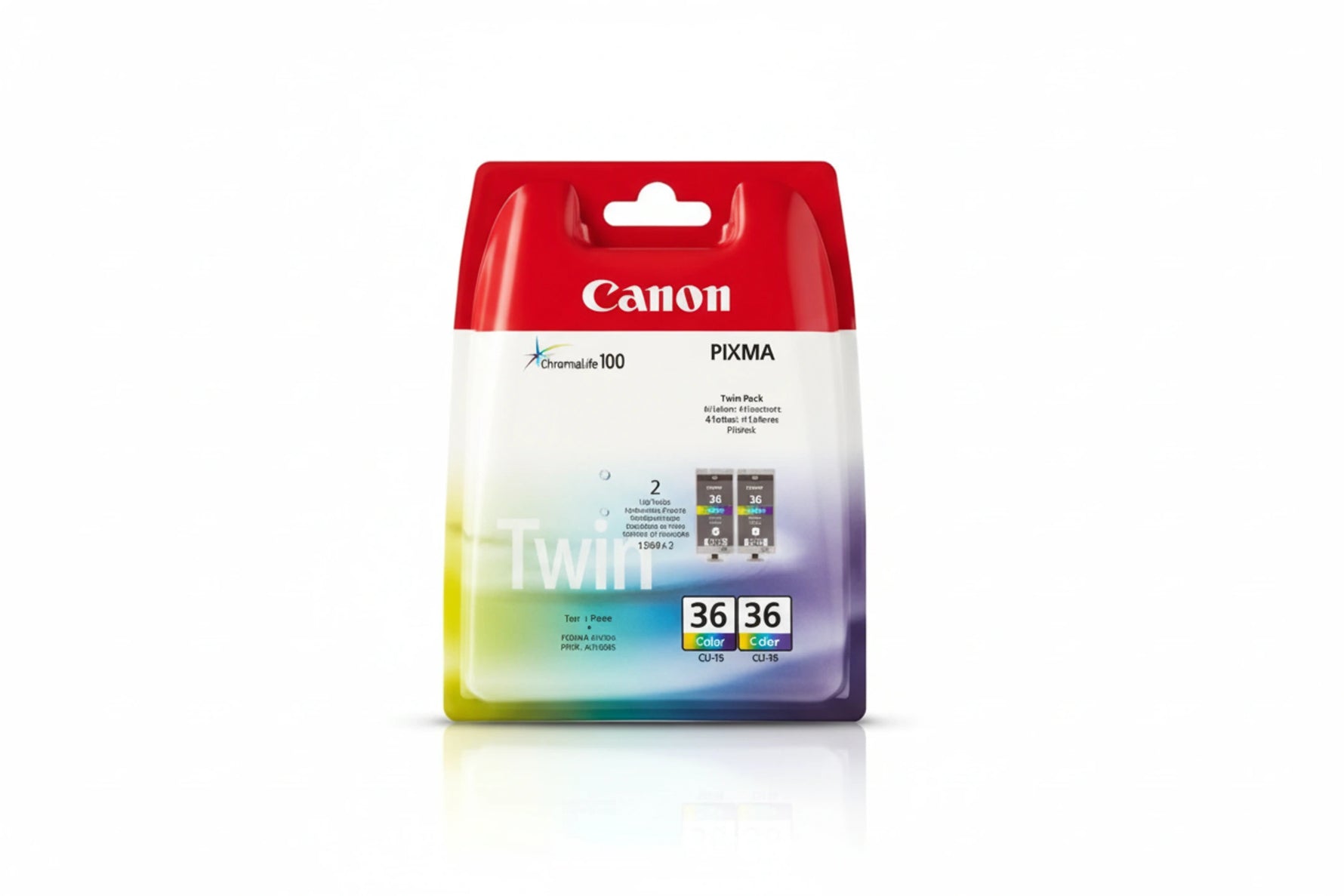 זוג ראשי דיו מקורי צבעוני CANON CLI-36