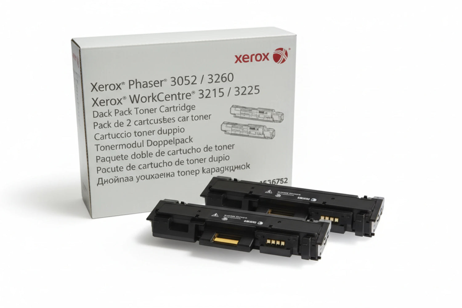 אריזה זוגית טונר שחור מקורי XEROX 106R02782