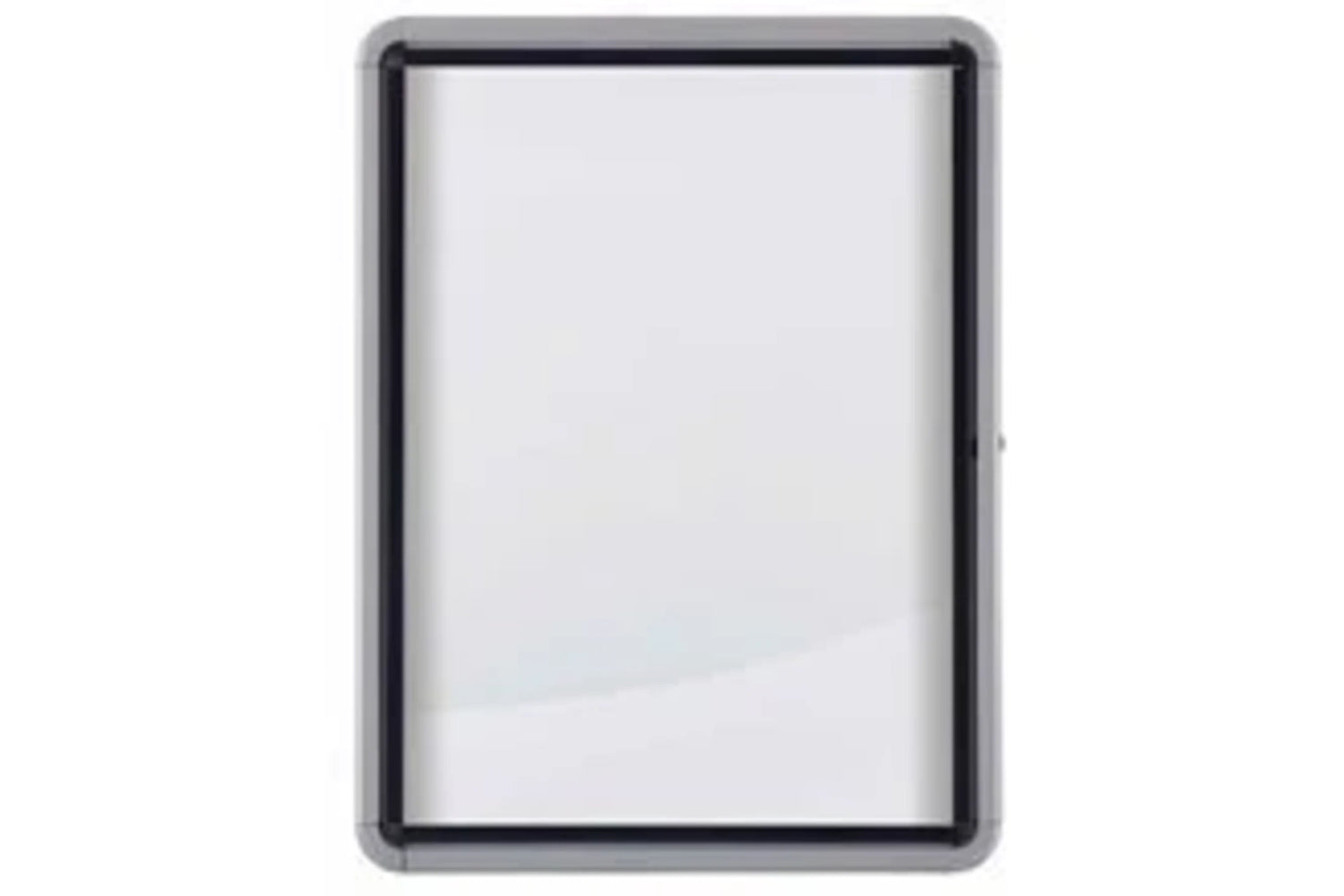 לוח 72X74 ס``מ מחיק מגנטי מסגרת אלומיניום עם זכוכית