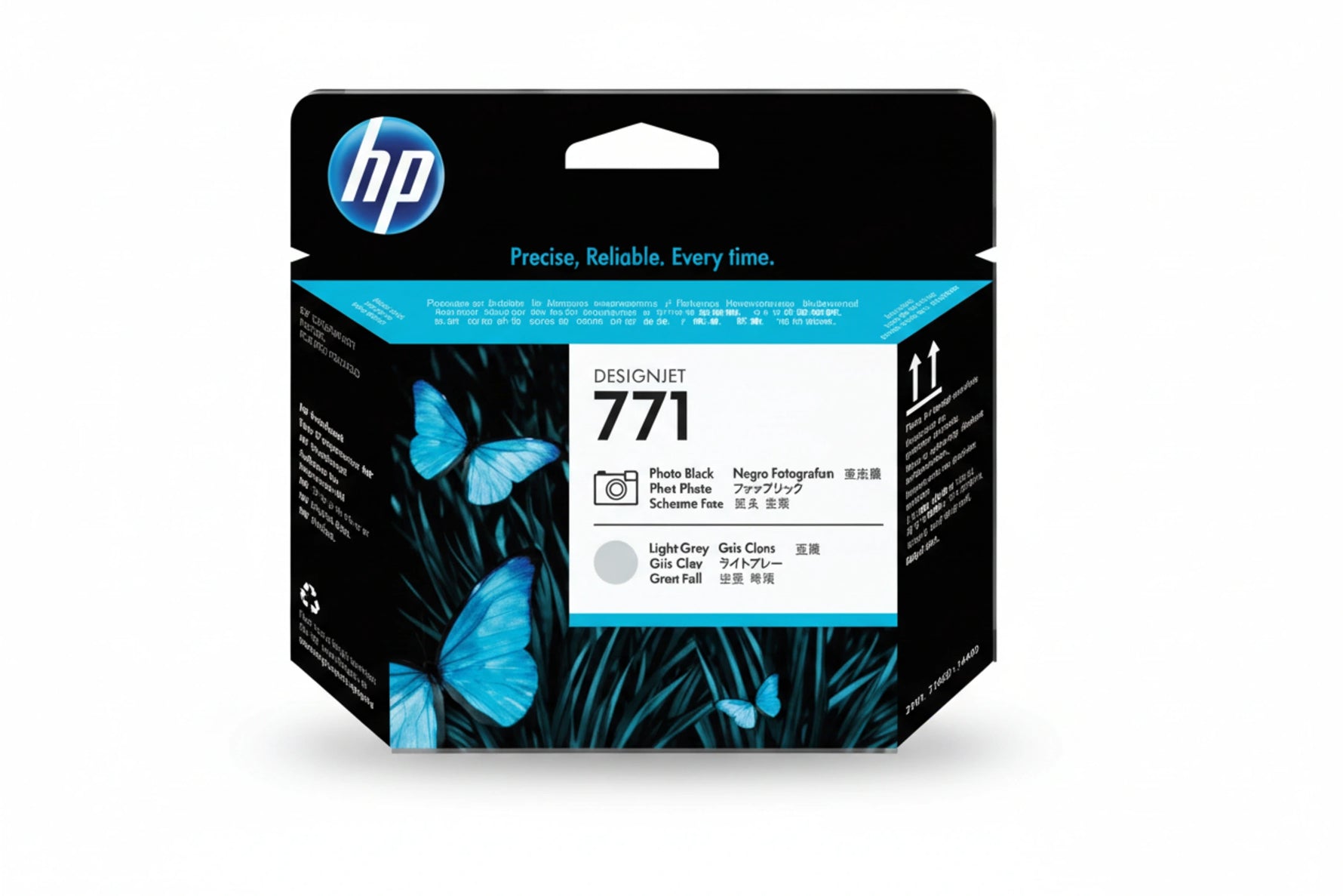 ראש הדפסה שחור צילום/אפור בהיר HP 771-CE020Aׁ