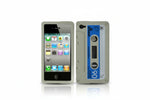 כיסוי מגן בסגנון קלטת עבור iPhone 4-בז`