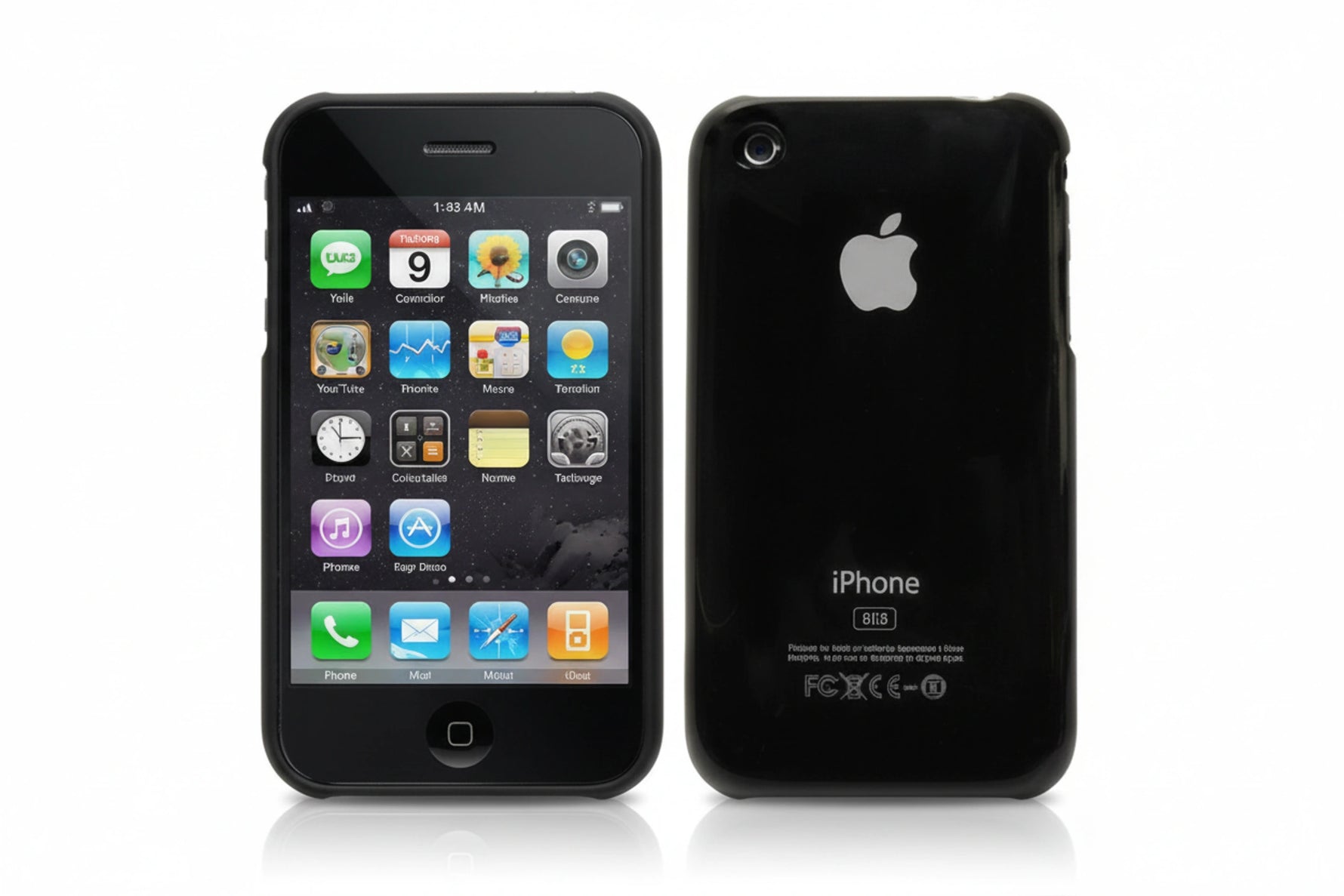 כיסוי פלסטיק ל-iPhone 3G, iPhone 3GS