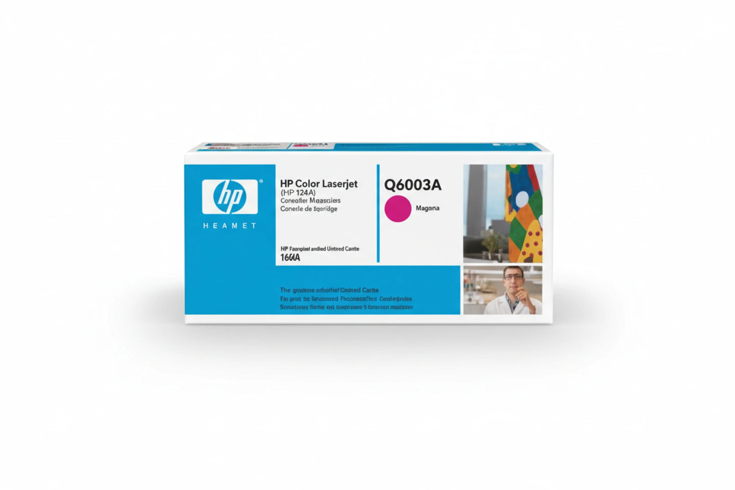 טונר מגנטה מקורי HP Q6003A מספיק ל-2,000 דף (HP 124A)