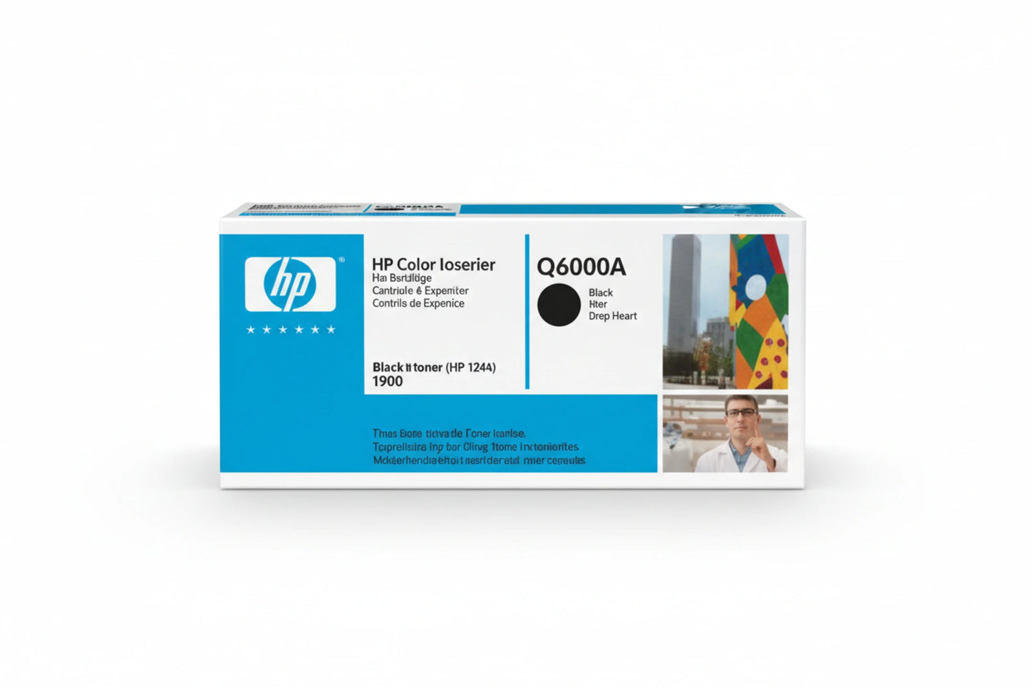טונר שחור מקורי HP Q6000A מספיק ל-2,500 דף (HP 124A)