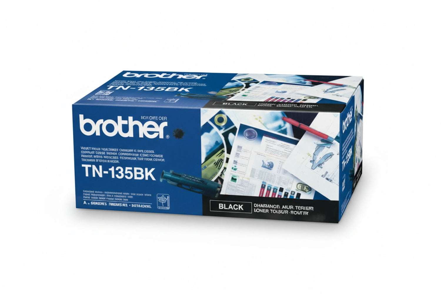 Tn-135bk מספיק לכ 5000 דף- brother