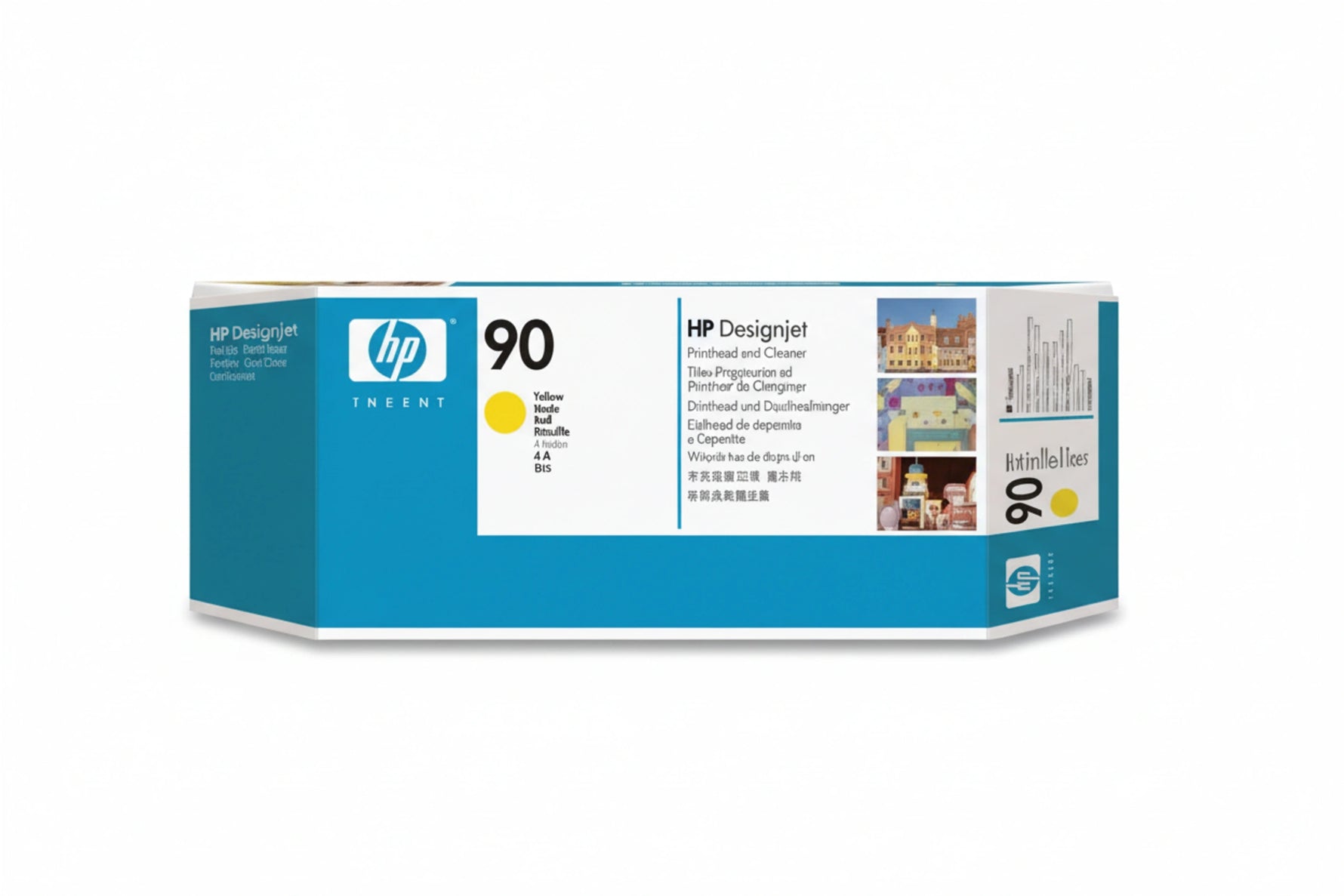 דיו למדפסת HP C5057A- Yellow (90) Printhead and Printhead Cleaner