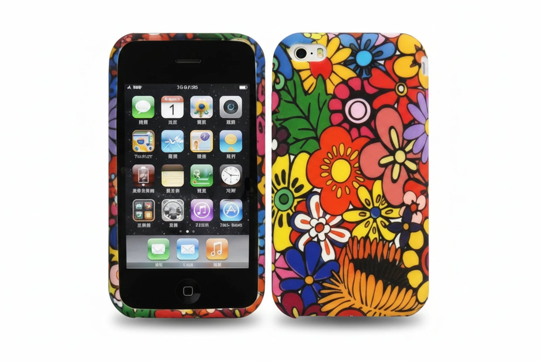 כיסוי סילקון  צבעוני ל-iPhone 3G / 3GS