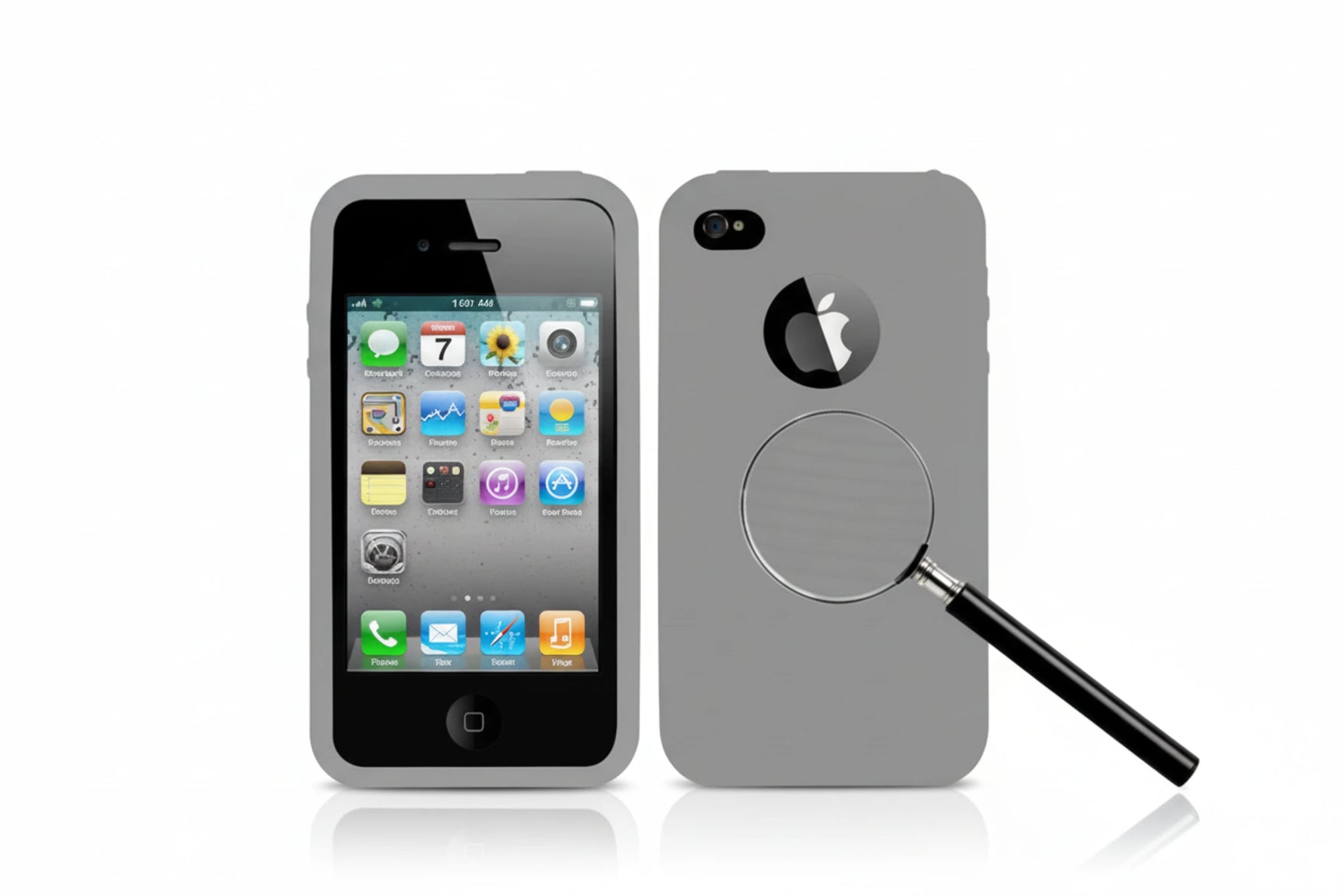 כיסוי סליקון מעוצב עבור iPhone 4