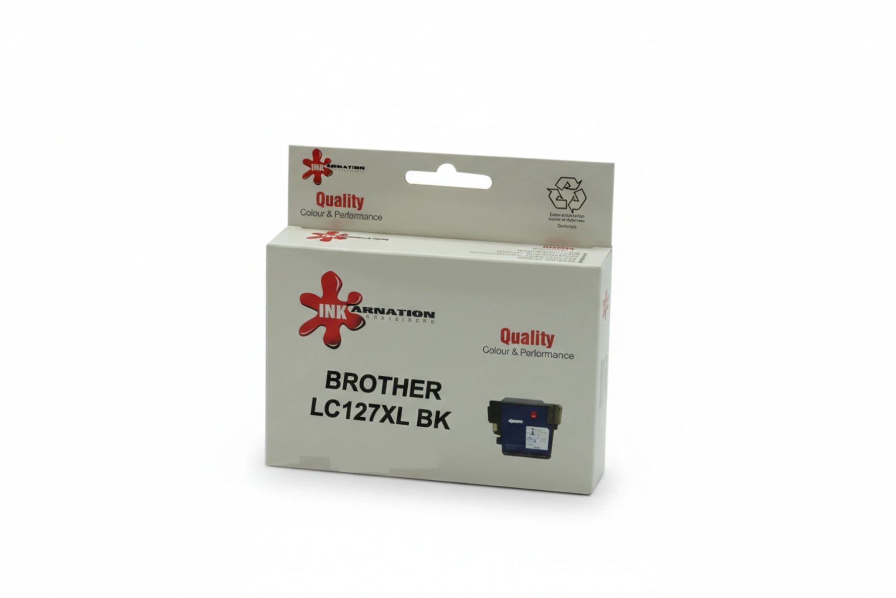 ראש דיו תואם שחור BROTHER LC127XLBK