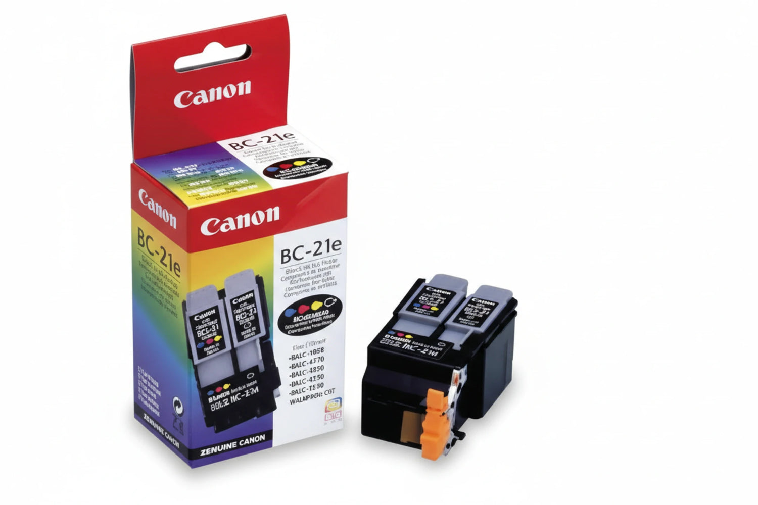 ראש דיו מקורי שחור CANON BC21E כולל מילויים