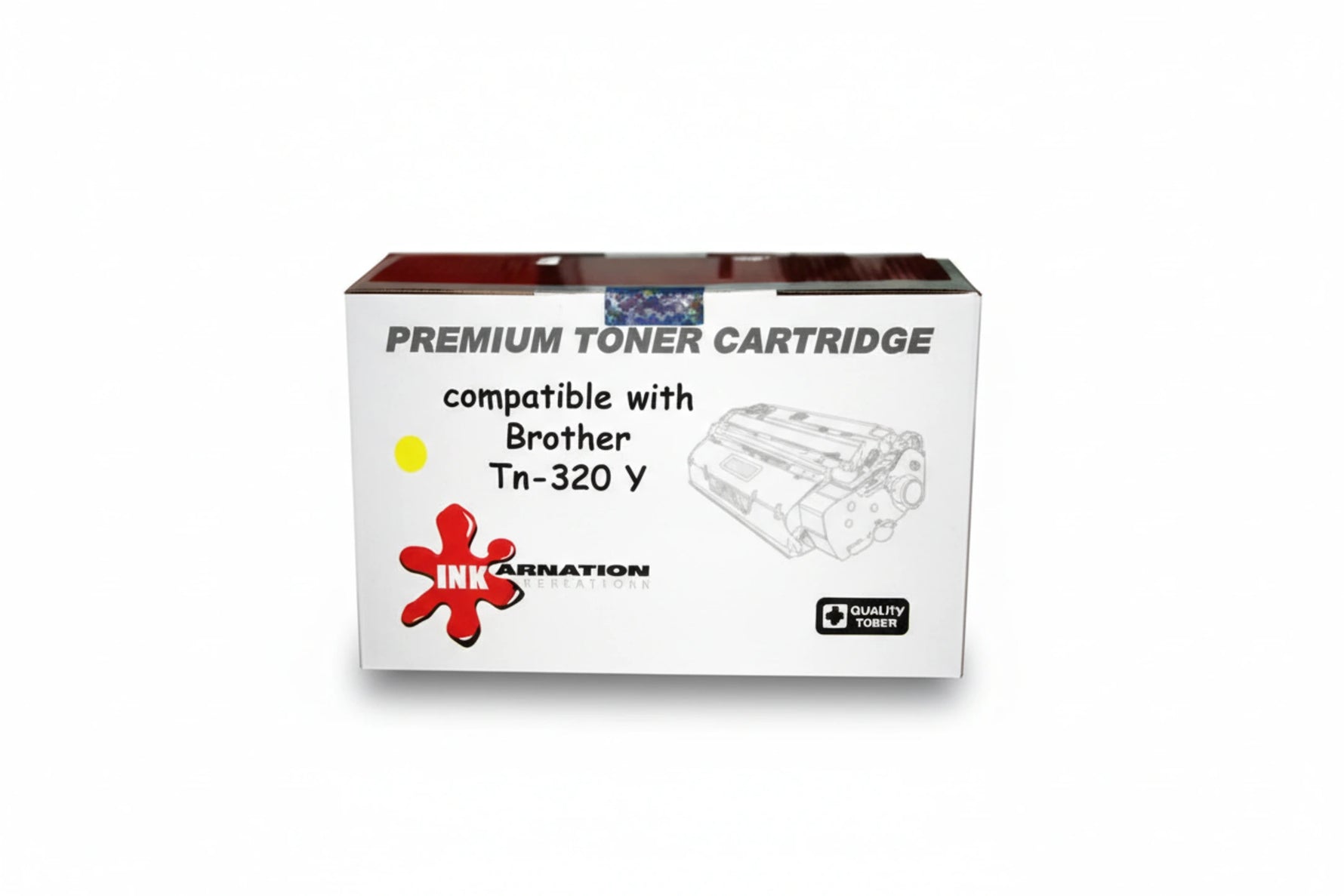 טונר צהוב חליפי BROTHER TN320Y לכ-1500 דף