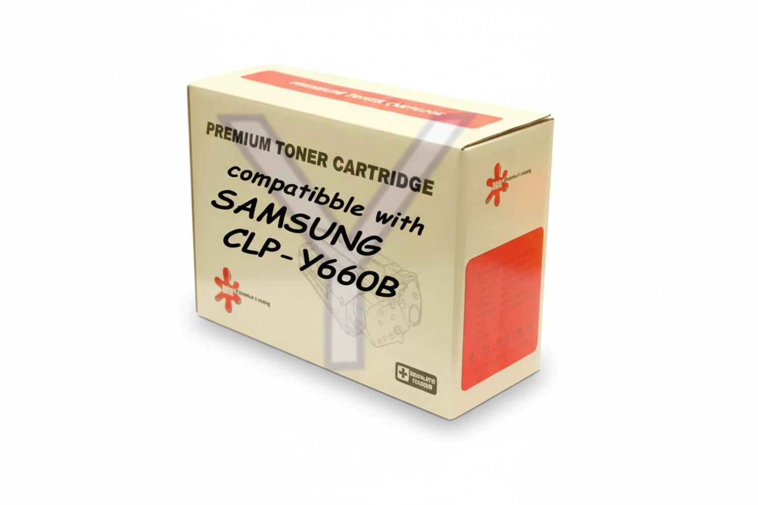טונר צהוב תואם SAMSUNG CLP-Y660B