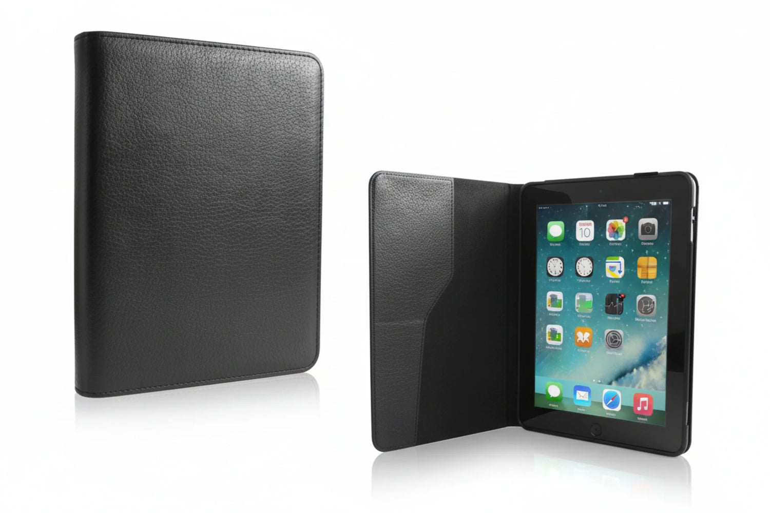 נרתיק עור עם מרקם ליצ`י עבור iPad