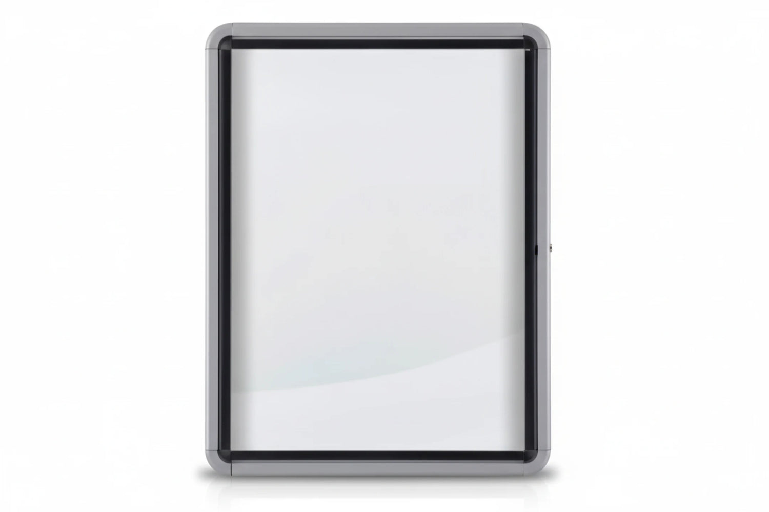 לוח 70X53 ס``מ מחיק מגנטי מסגרת אלומיניום עם זכוכית