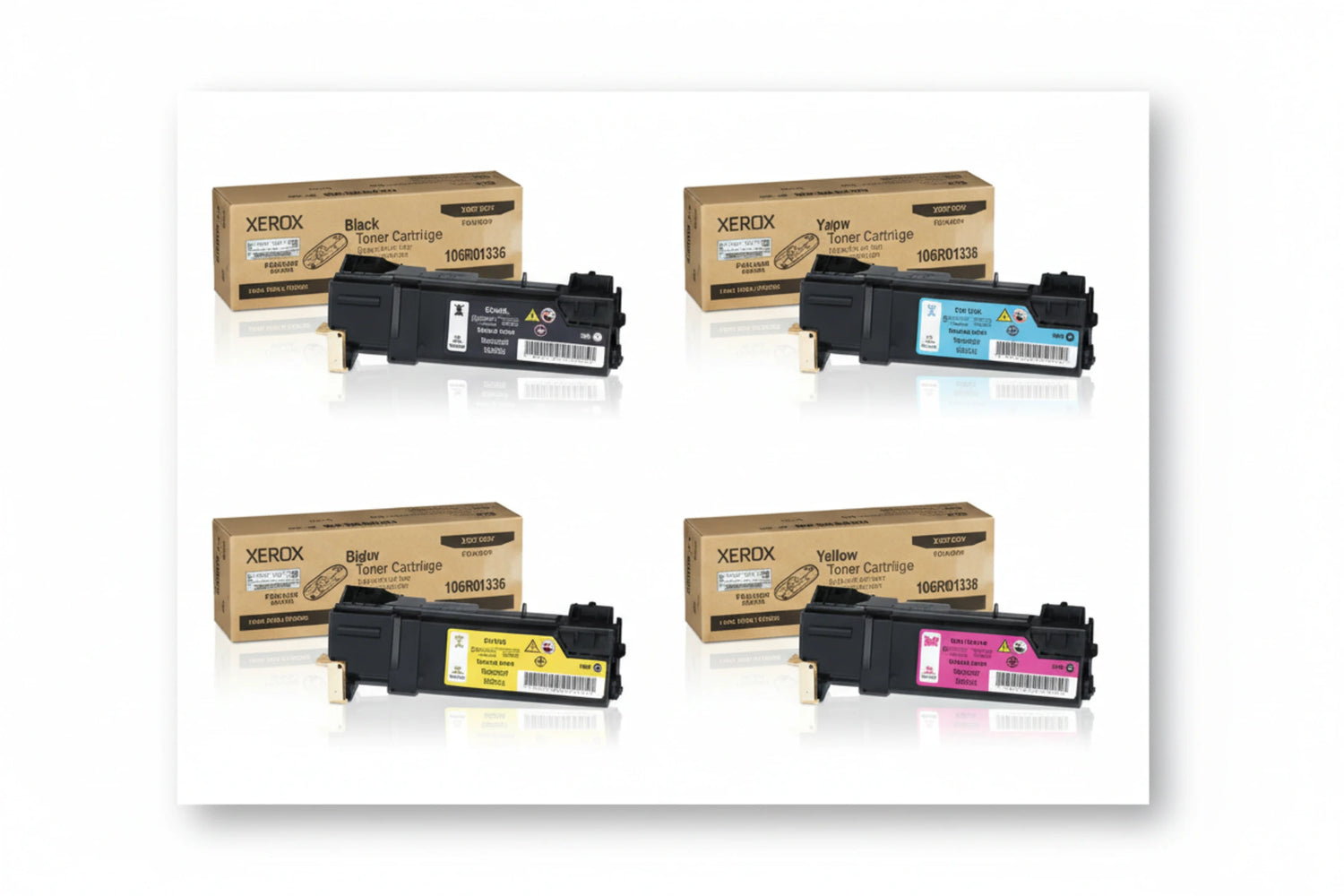 סט טונרים מקוריים  XEROX 106R01335-8 