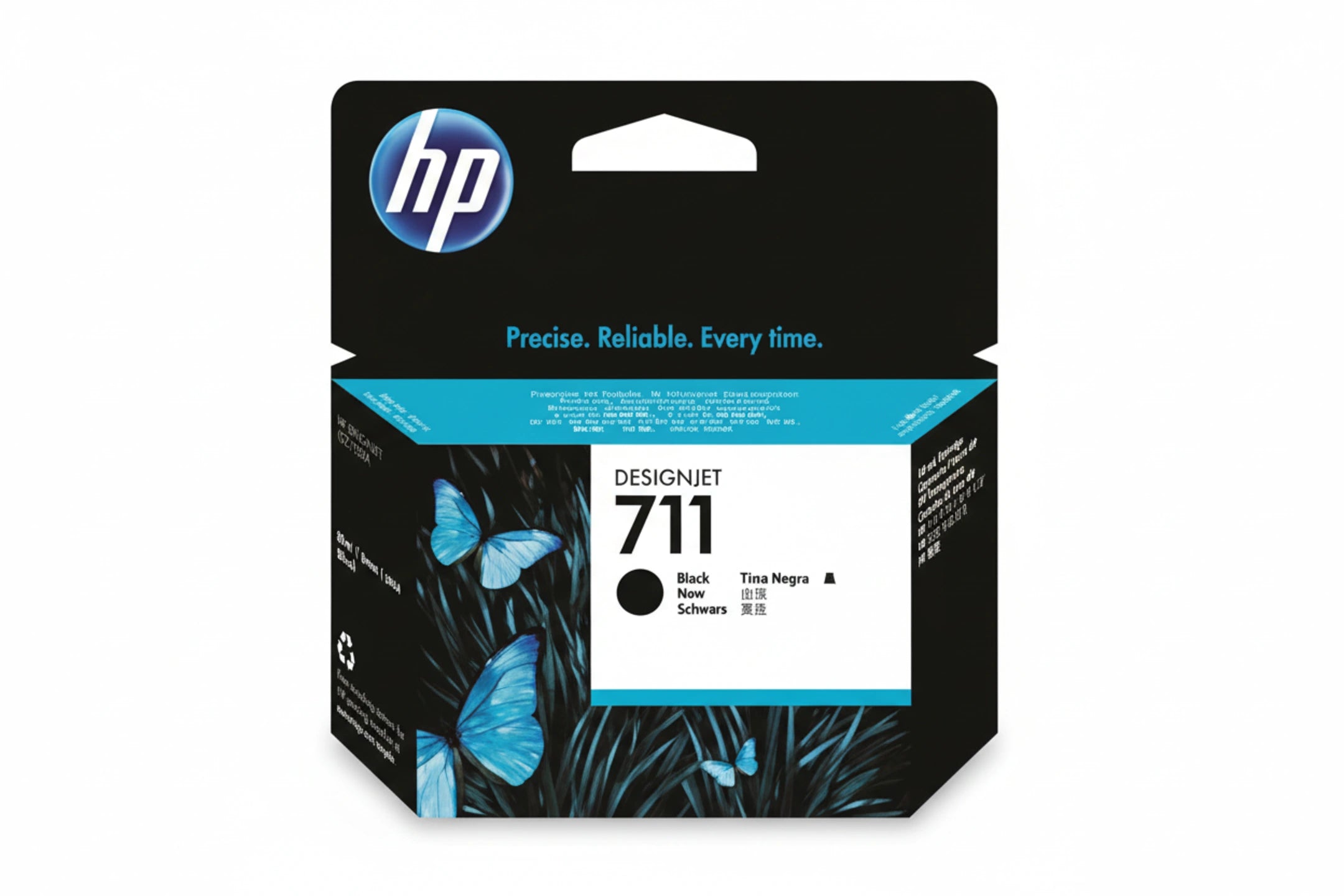 ראש דיו שחור מקורי (HP 711 80-ml(CZ133A