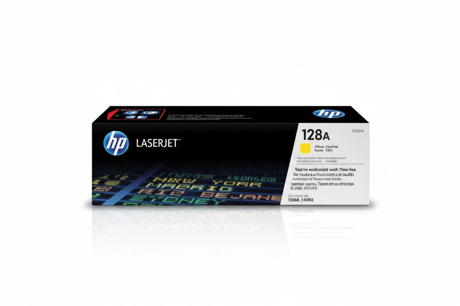 טונר צהוב מקורי HP CE322A מספיק ל-1,300 דף (HP 128A)