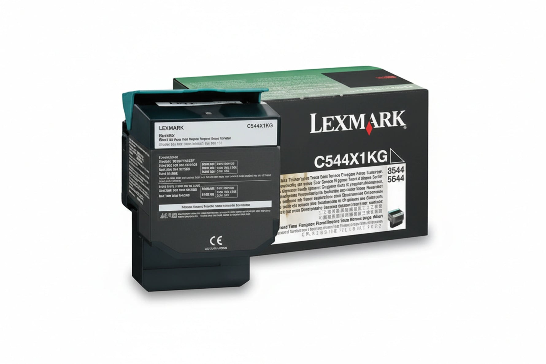 טונר מקורי שחור C544X1KG לכ-6000 דף