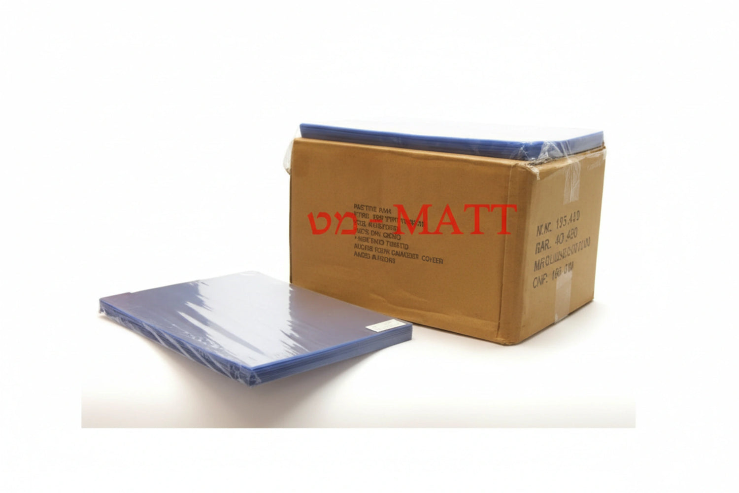 שקף ליד ולכריכה מאט - מגורען A4 מט  -עובי 200 מיקרון