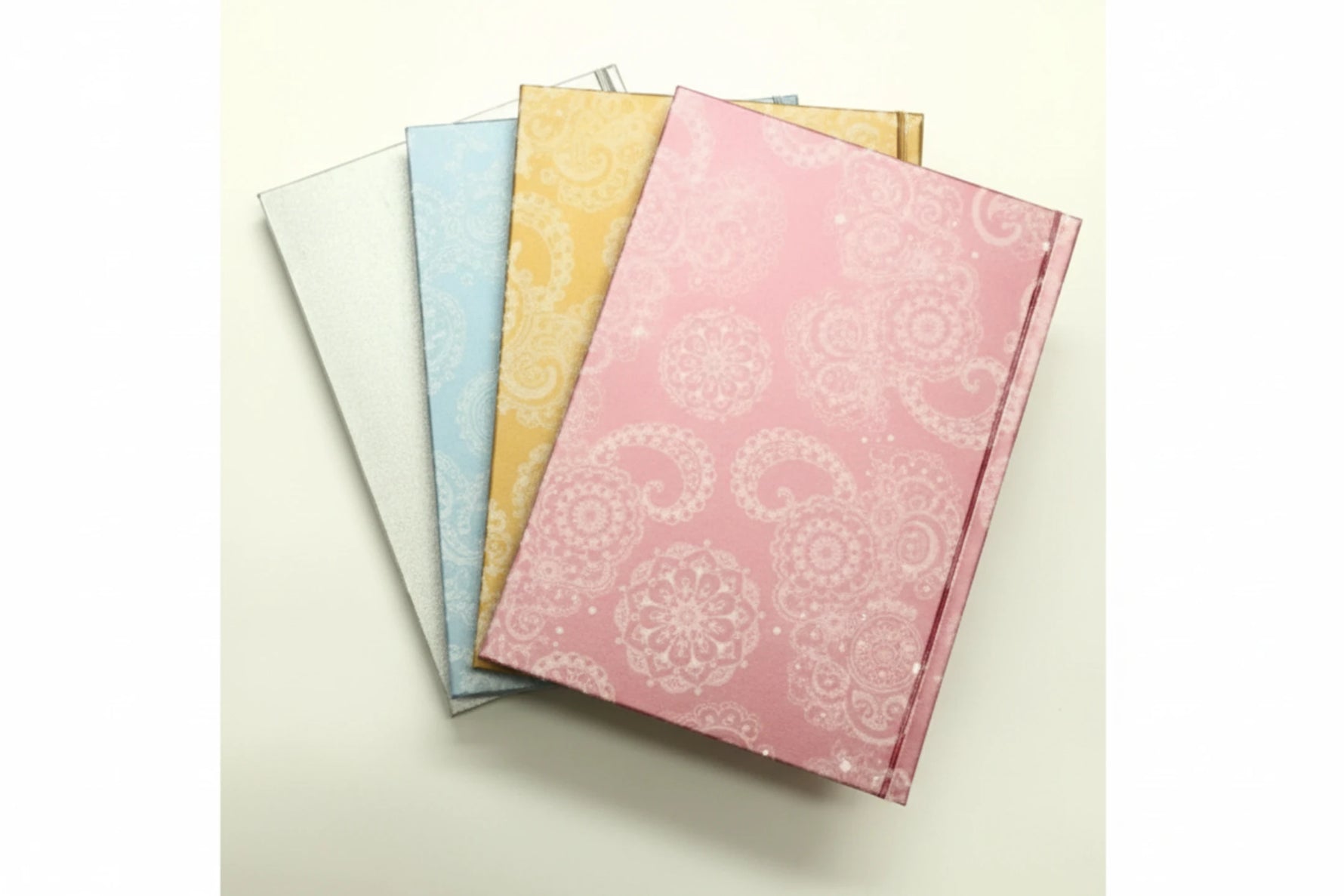 מחברת כריכה קשה A6 מעוצב - מטאלי