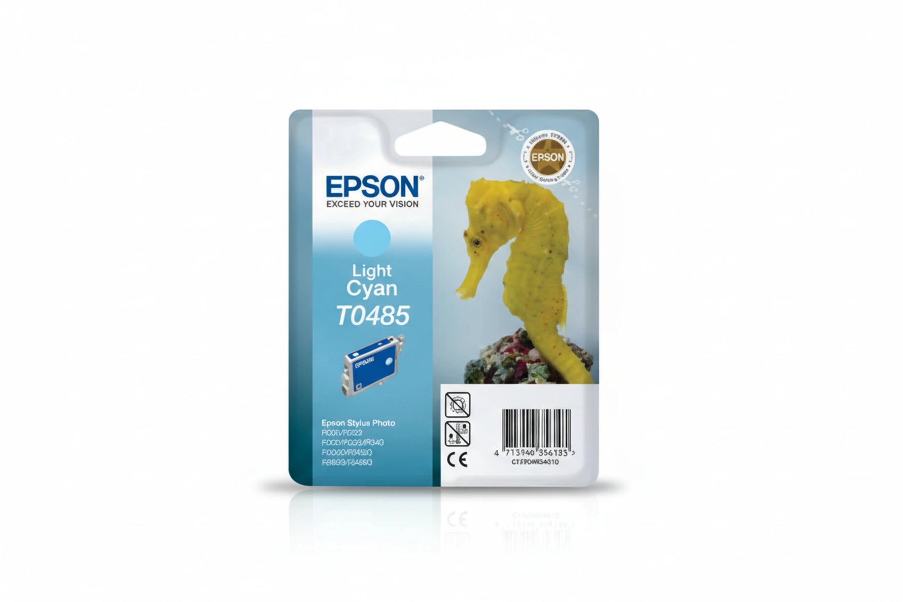  ראש דיו אפסון מקורי כחול לייט  T0485      