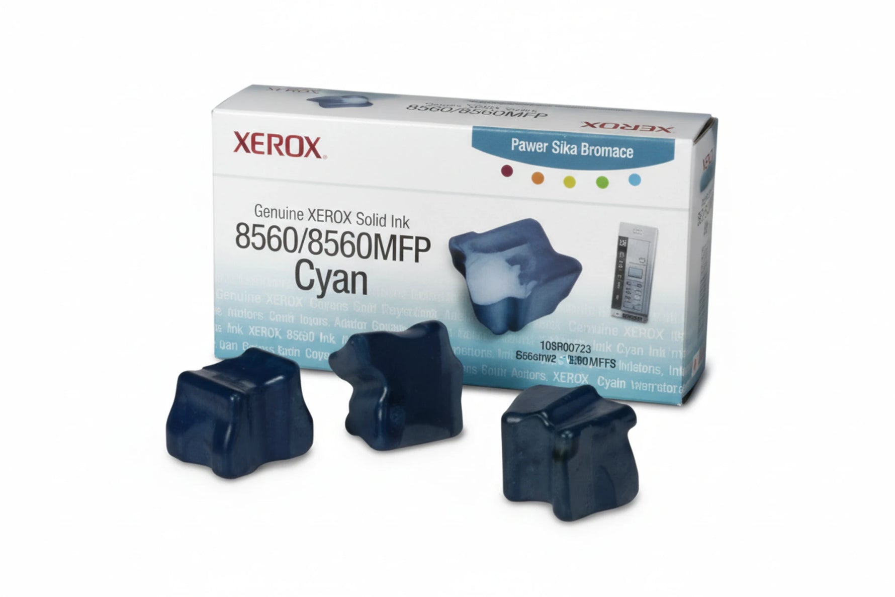 3 קוביות ציאן מקורי XEROX 108R723 