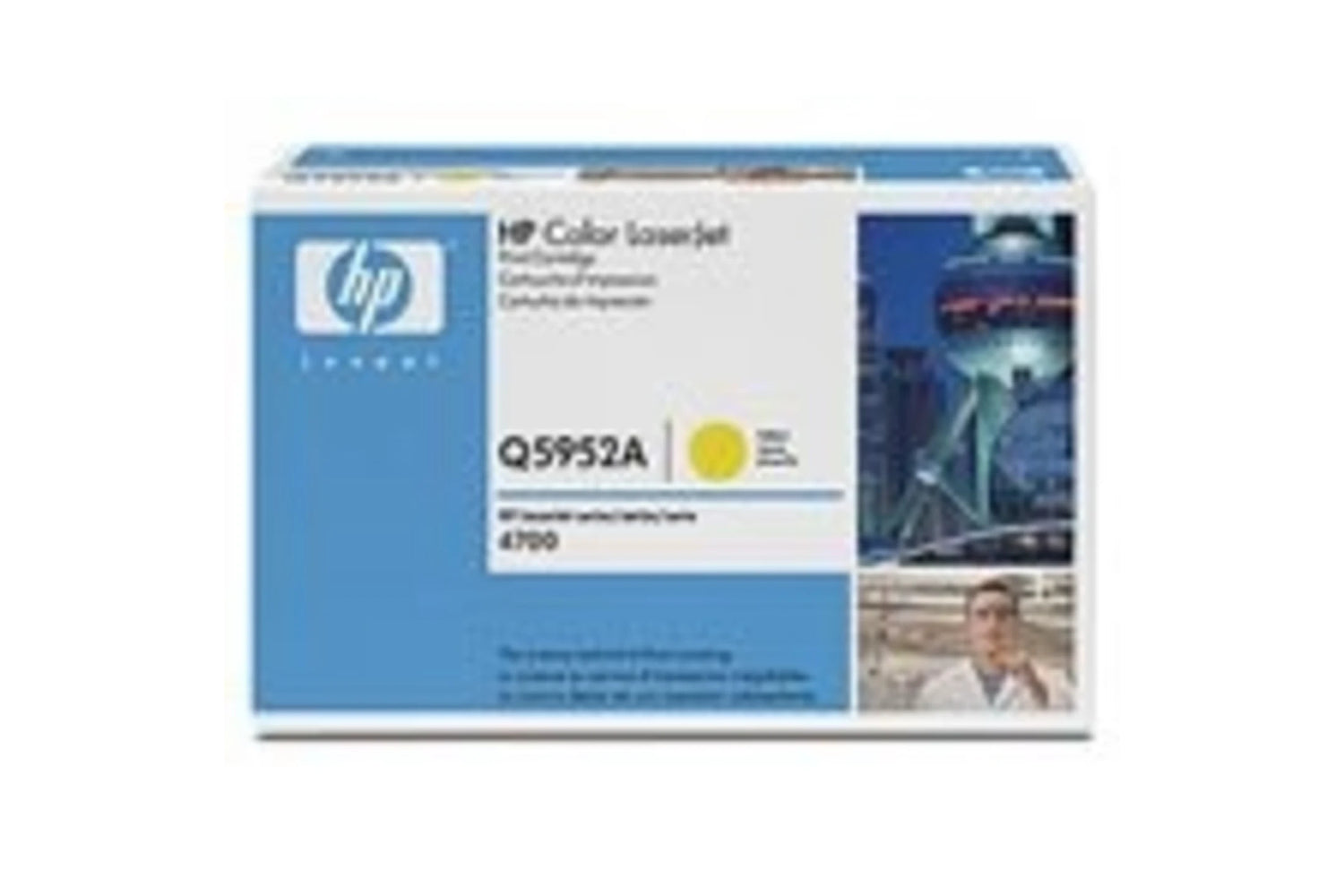 טונר צהוב מקורי HP Q5952A מספיק ל-10,000 דף (HP 643A)