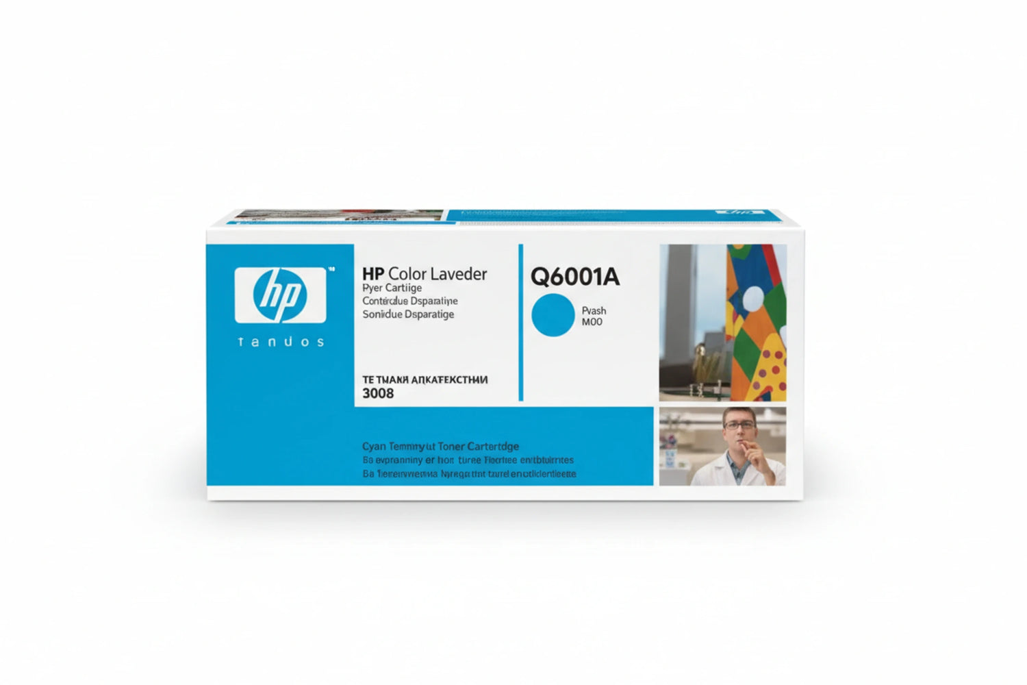 טונר ציאן מקורי HP Q6001A מספיק ל-2,000 דף (HP 124A)