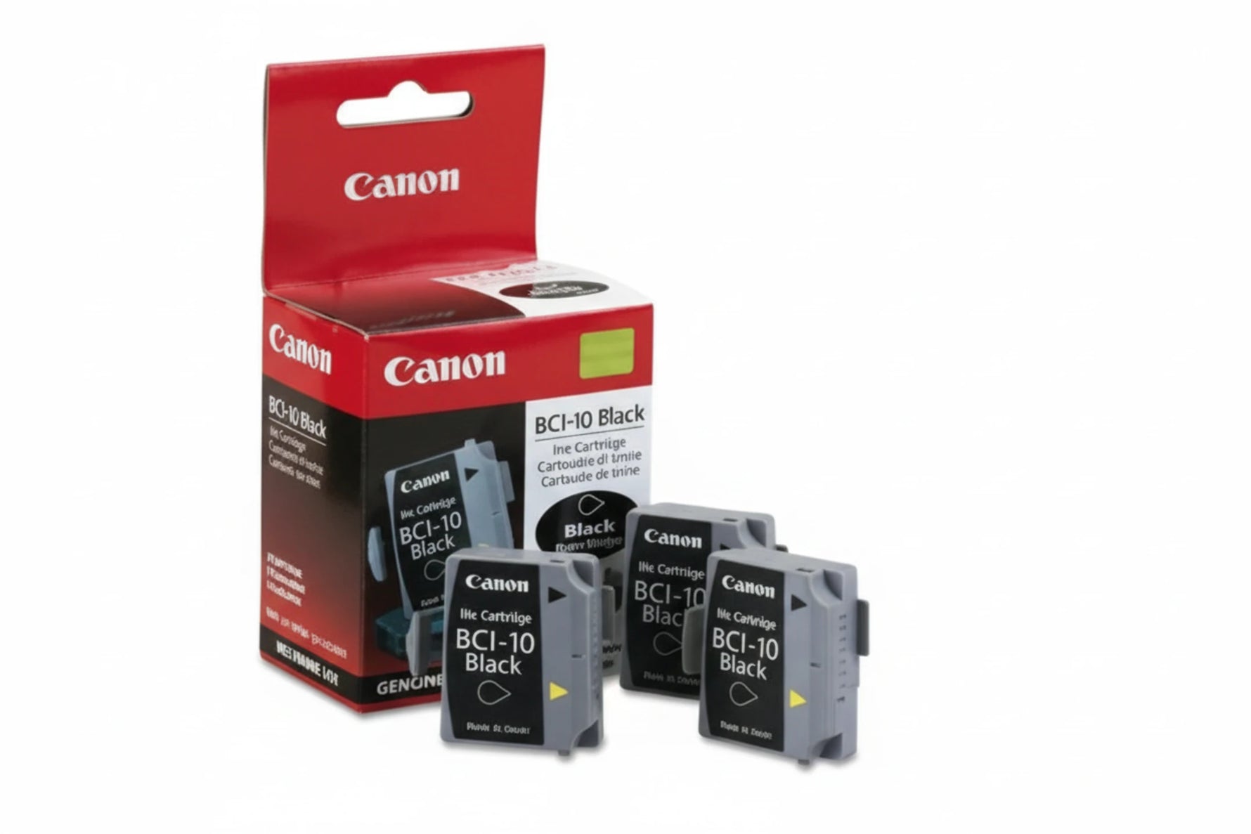 ראש מילוי מקורי שחור CANON BCI10BK - מארז 3 ראשים