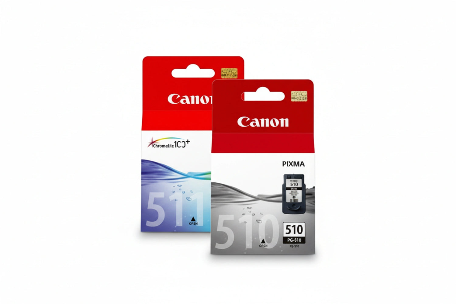 זוג ראשי דיו מקוריים קנון CANON CLI-511+ PG-510