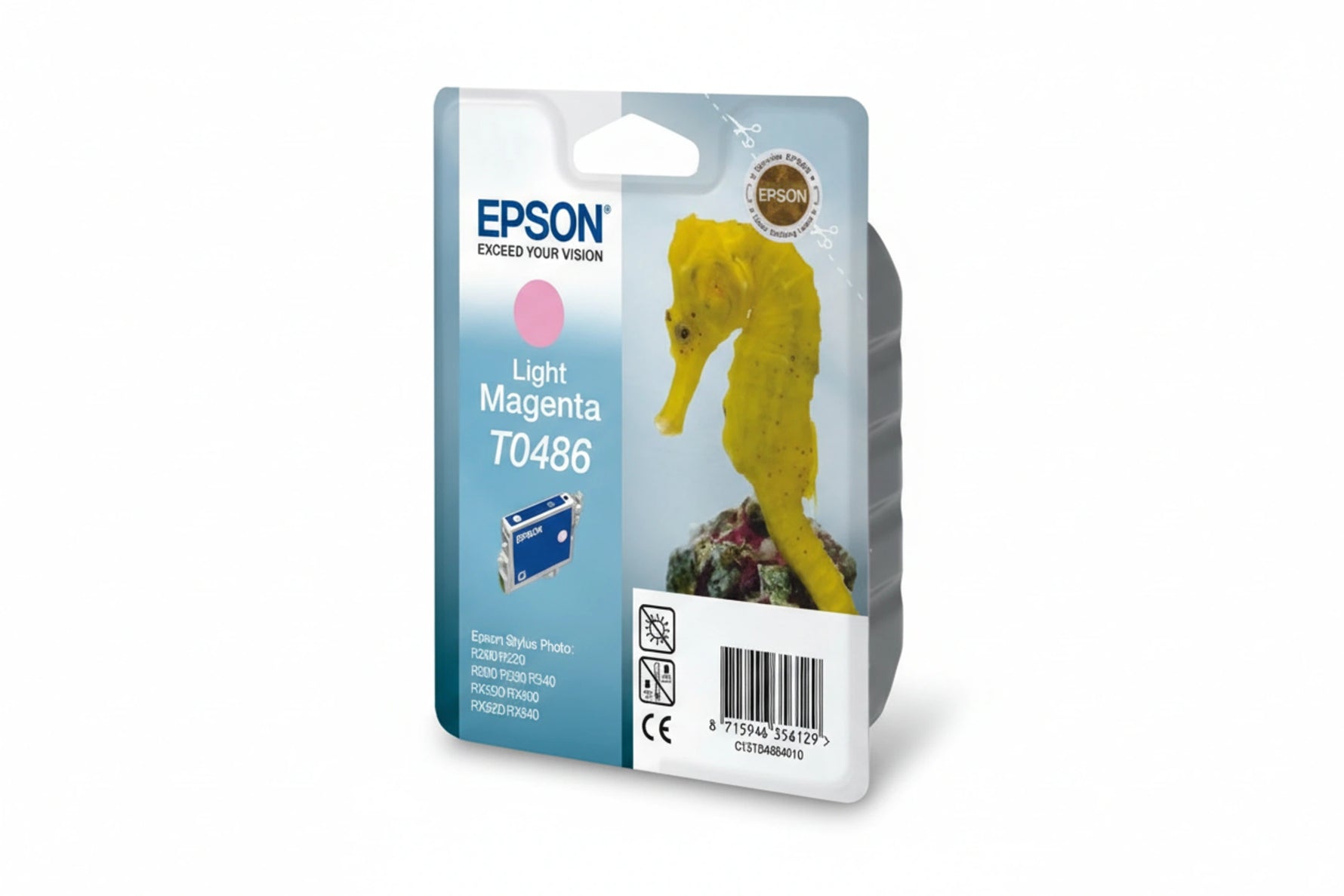 ראש דיו אפסון מקורי אדום לייט T0486 