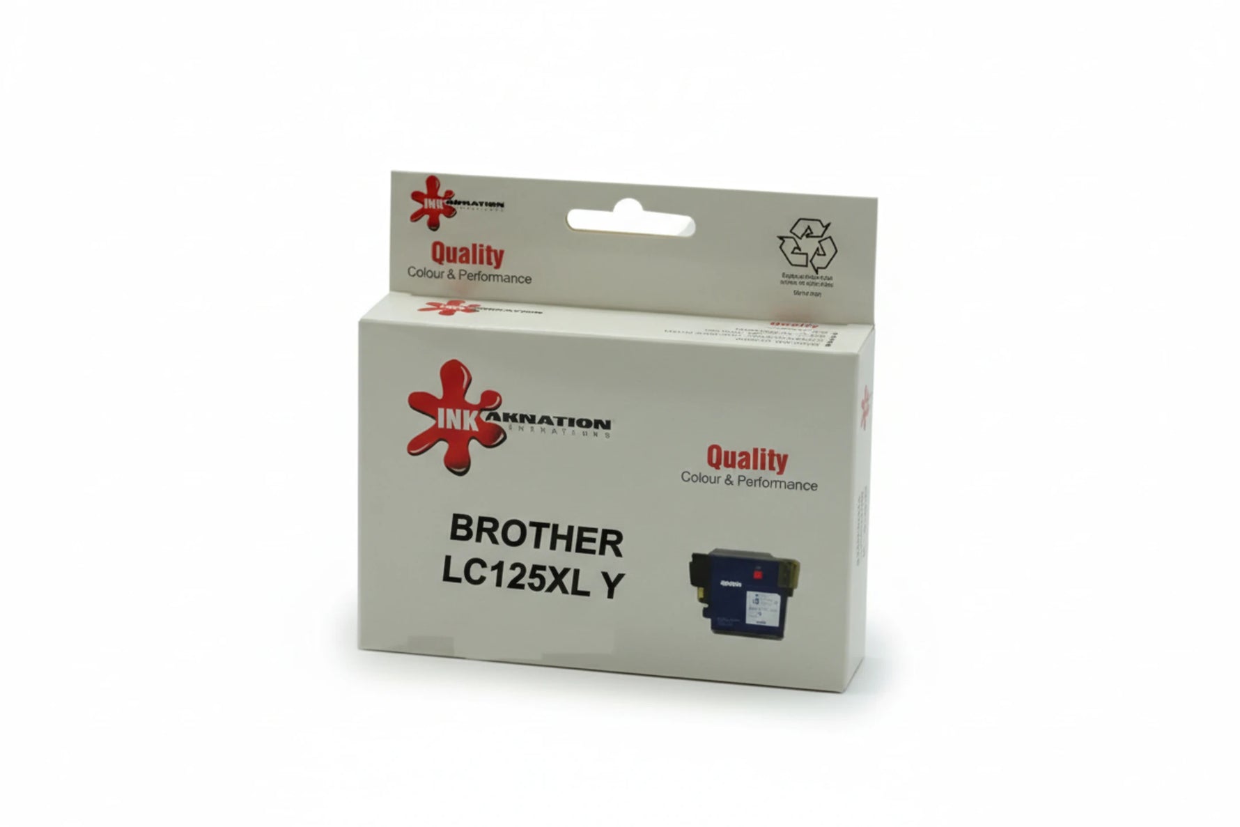 ראש דיו תואם צהוב BROTHER LC125XLY