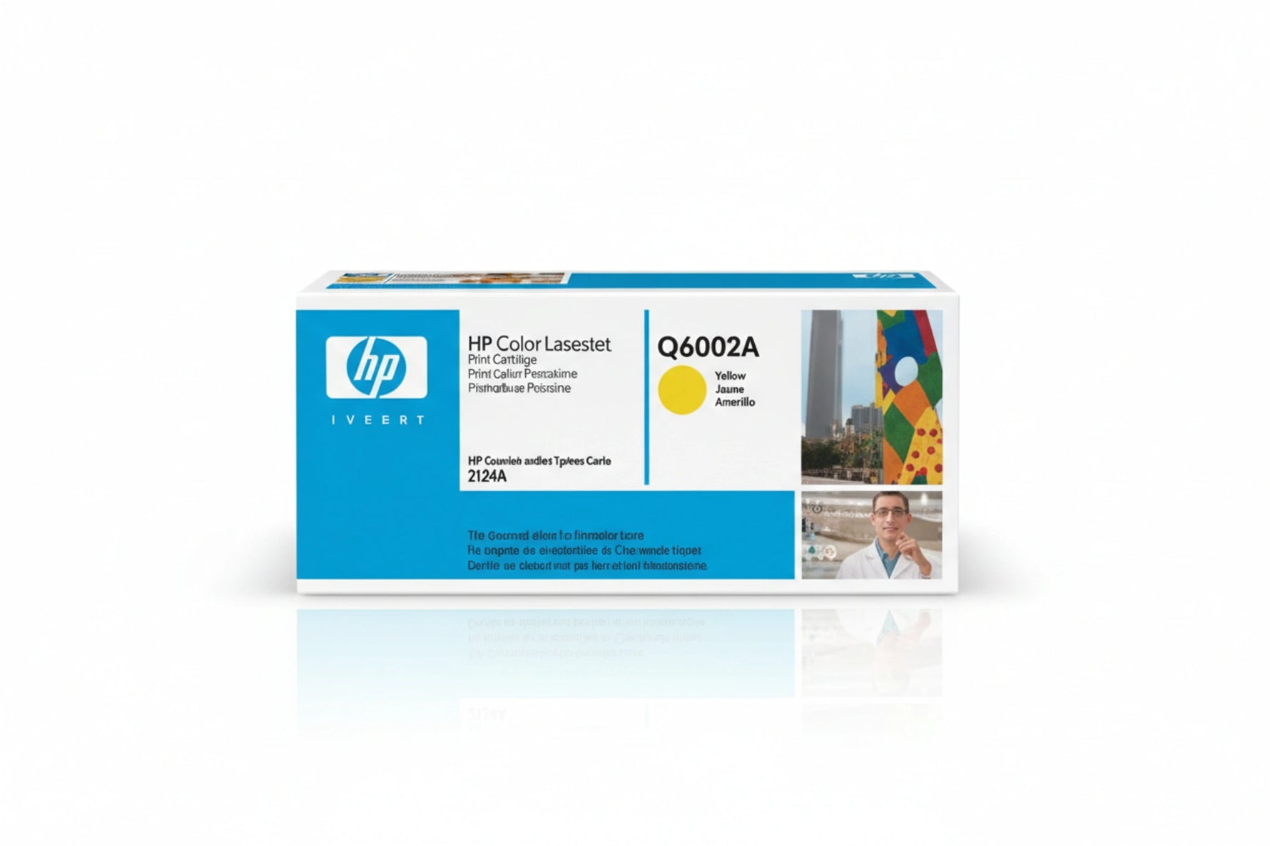 טונר צהוב מקורי HP Q6002A מספיק ל-2,000 דף (HP 124A)