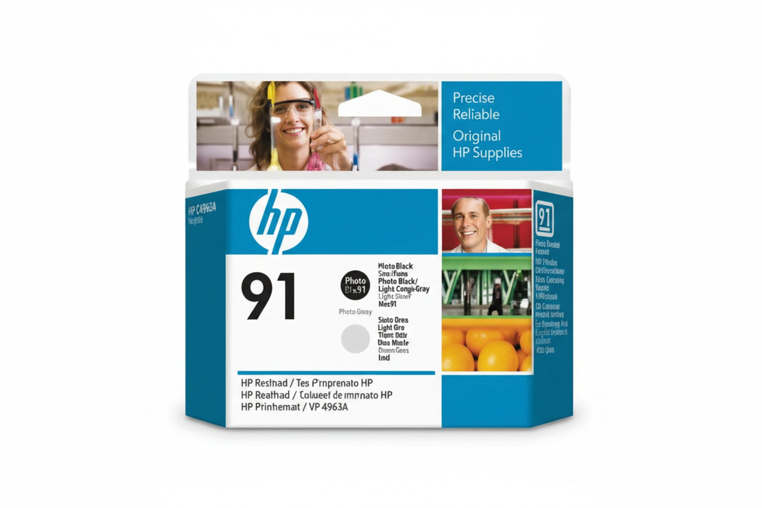 C4963A No.91 Photo Black/L.Gray Printhead