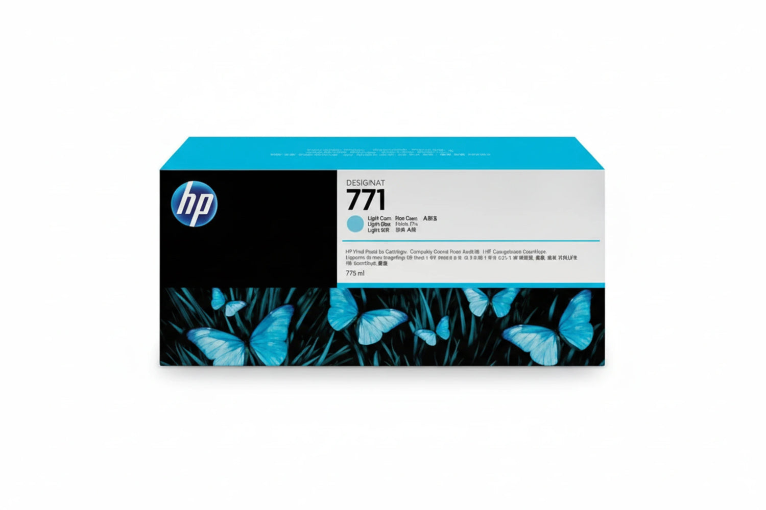 מילוי דיו מקורי HP 771 Light Cyan CR255A
