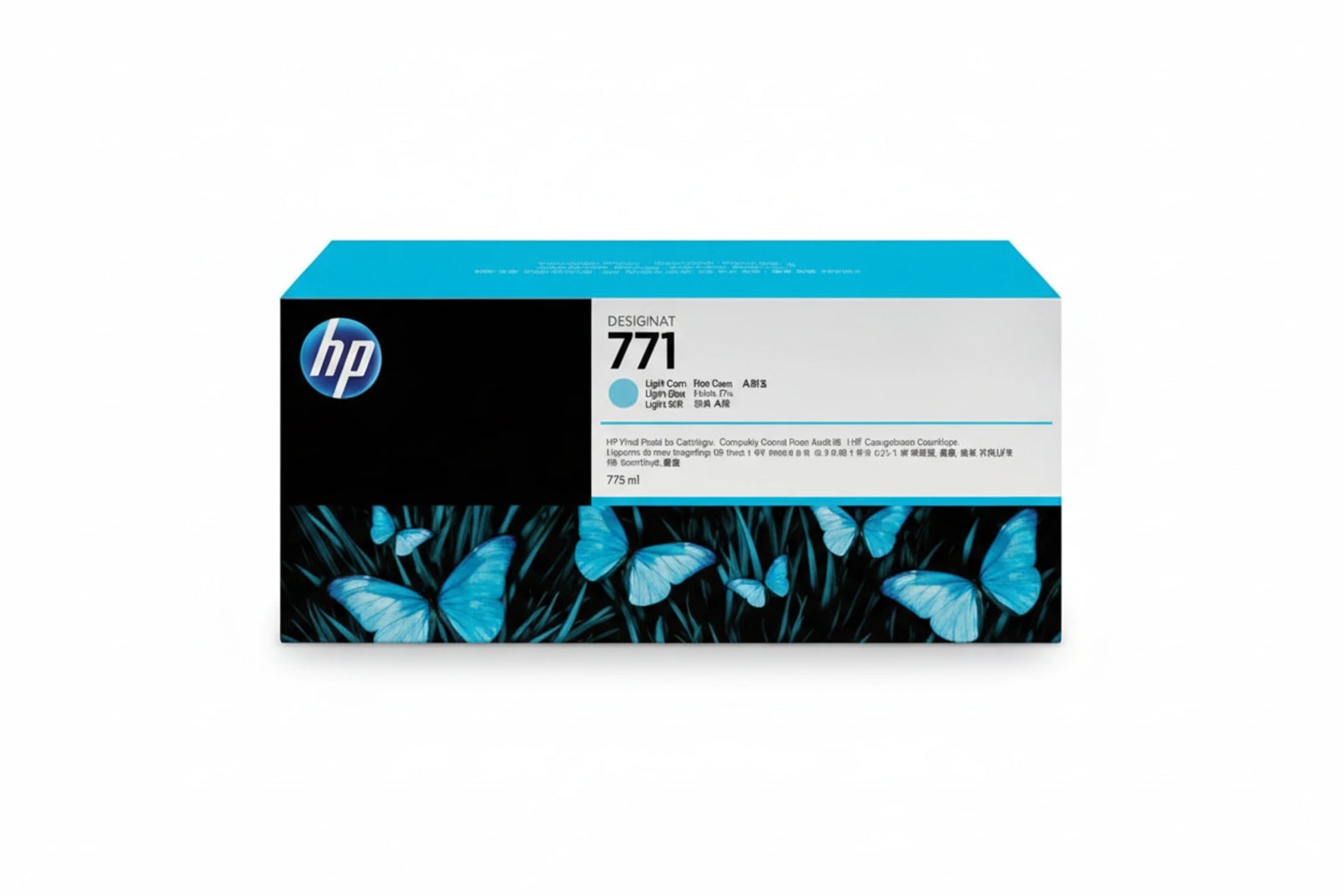 מילוי דיו מקורי HP 771 Light Cyan CR255A