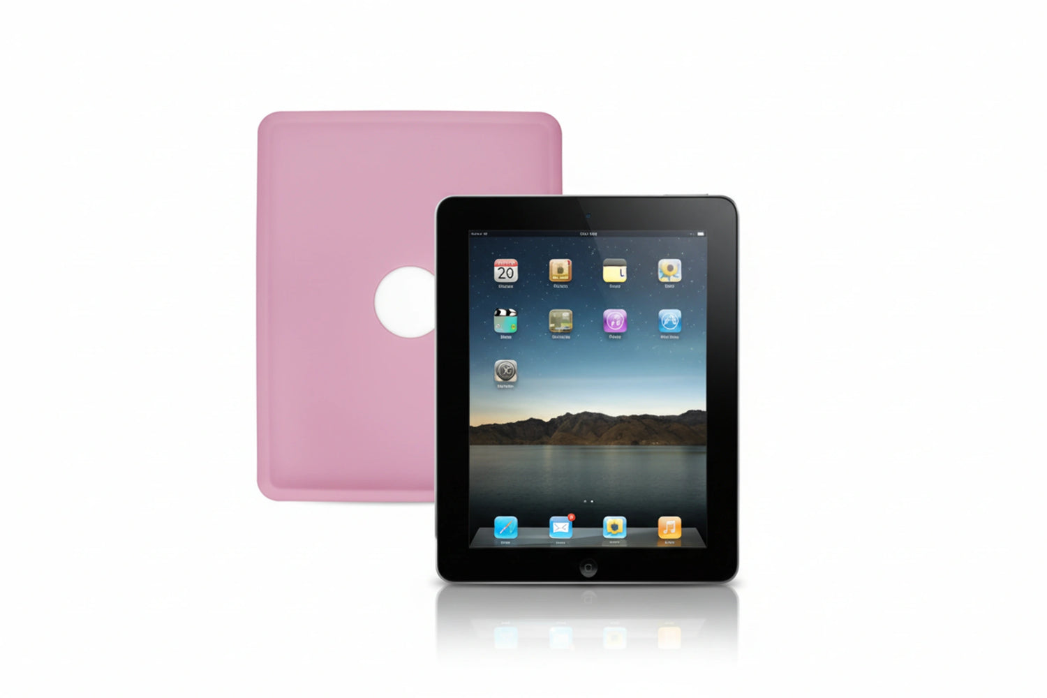 מגן סיליקון  עבור IPAD דגם 2-שקוף