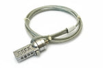 כבל + מנעול קשירה לנייד עם קומבינציה