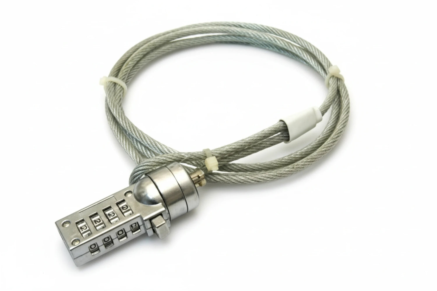 כבל + מנעול קשירה לנייד עם קומבינציה